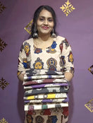 Kalamkari Straight Cut Kurtis