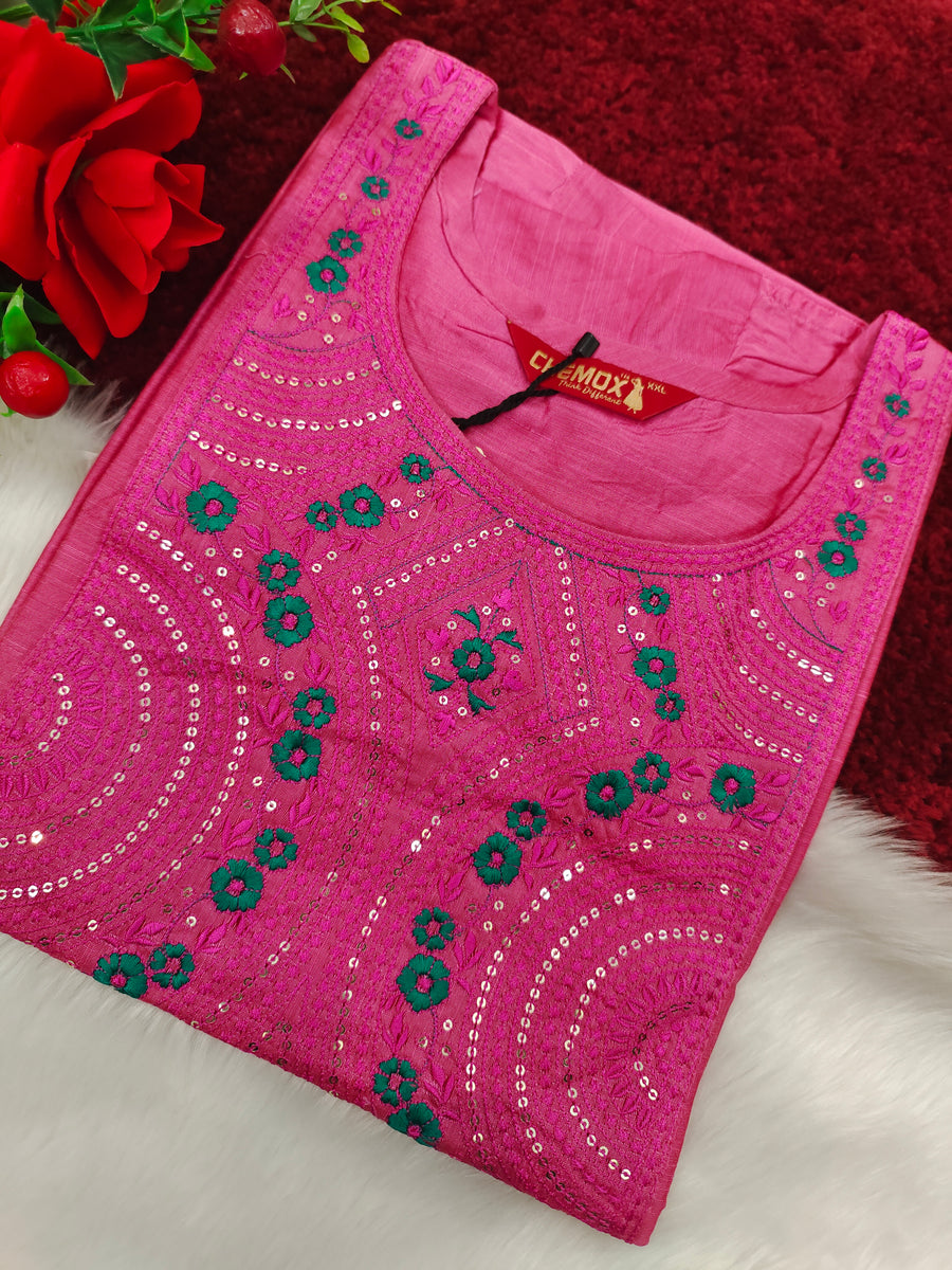 Branded Straight cut kurti