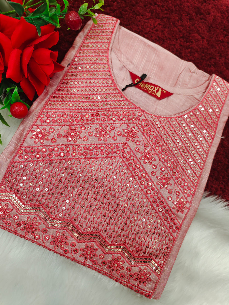 Branded Straight cut kurti