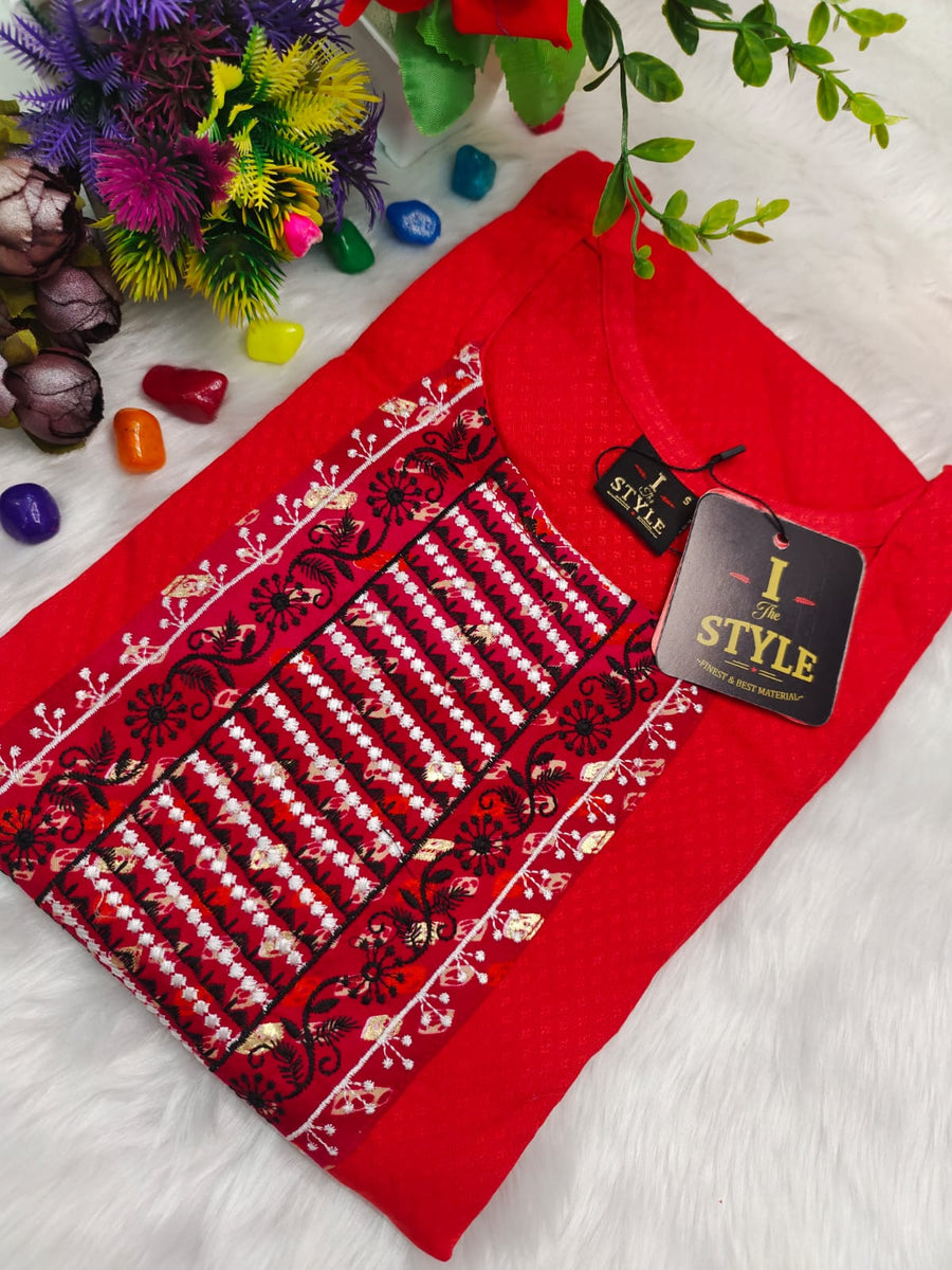 Branded Straight cut kurti