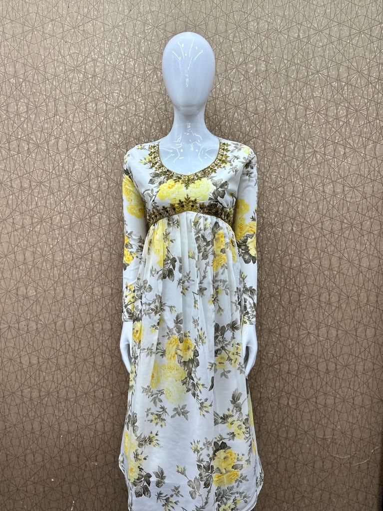 Partywear Aline Kurta