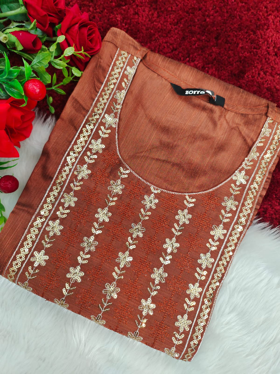 Branded Straight cut kurti