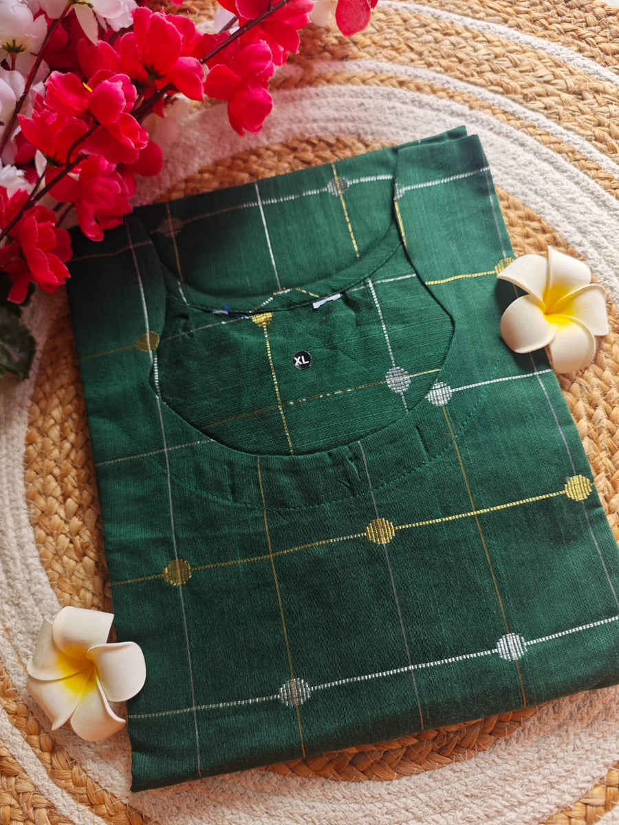 Dupion Raw Silk Kurti