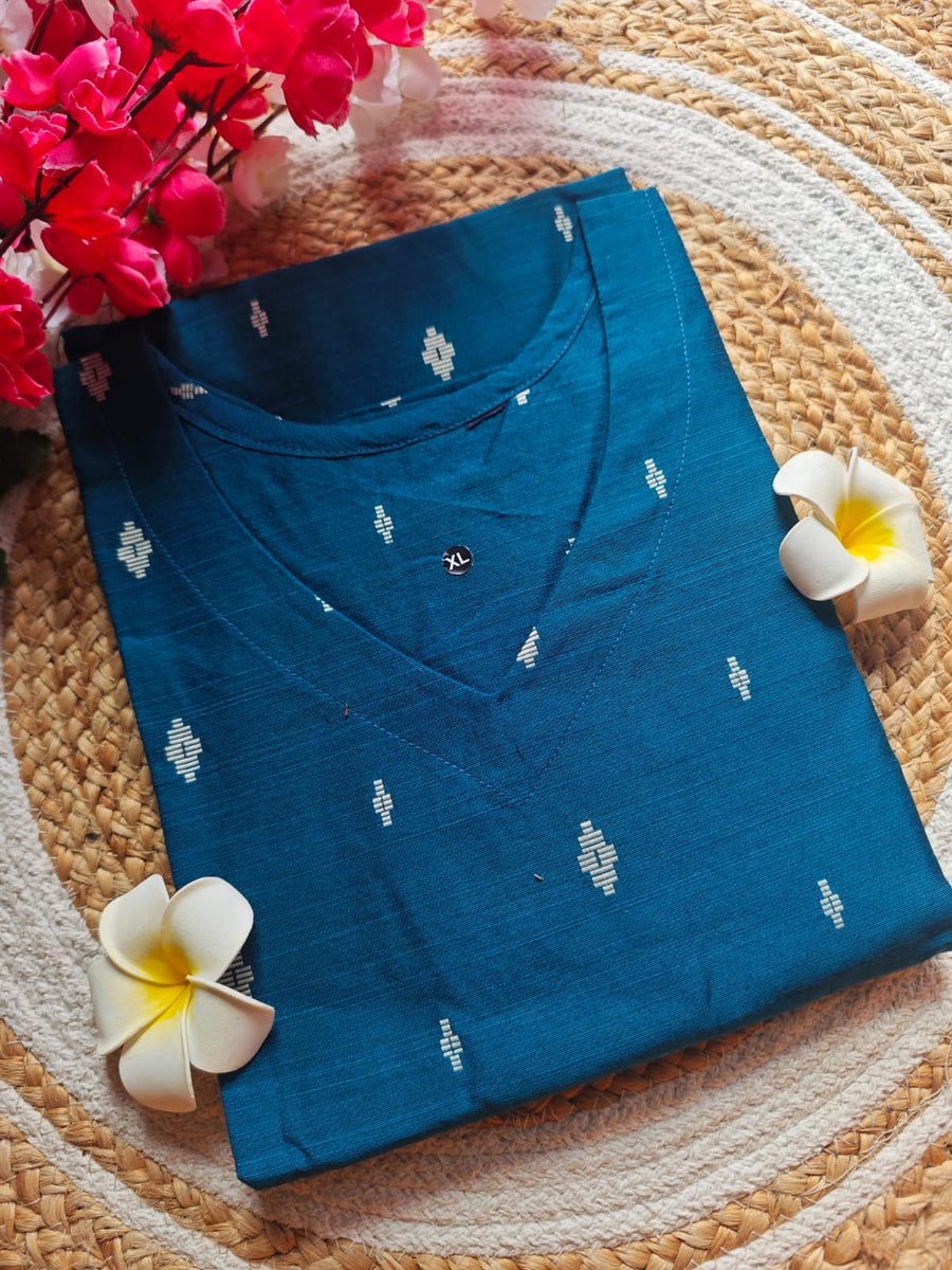 Dupion Raw Silk Kurti