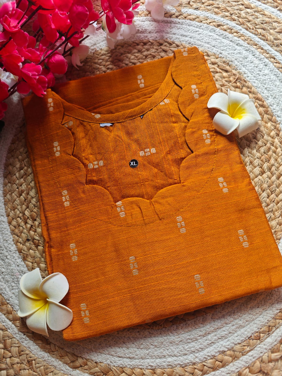 Dupion Raw Silk Kurti