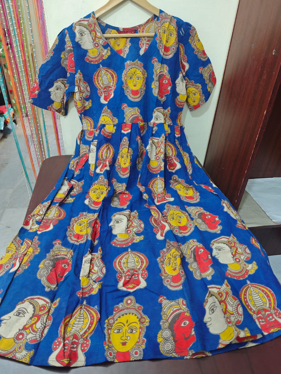 Handblock Kalamkari Frock