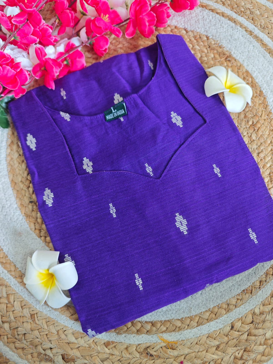 Dupion Raw Silk Kurti
