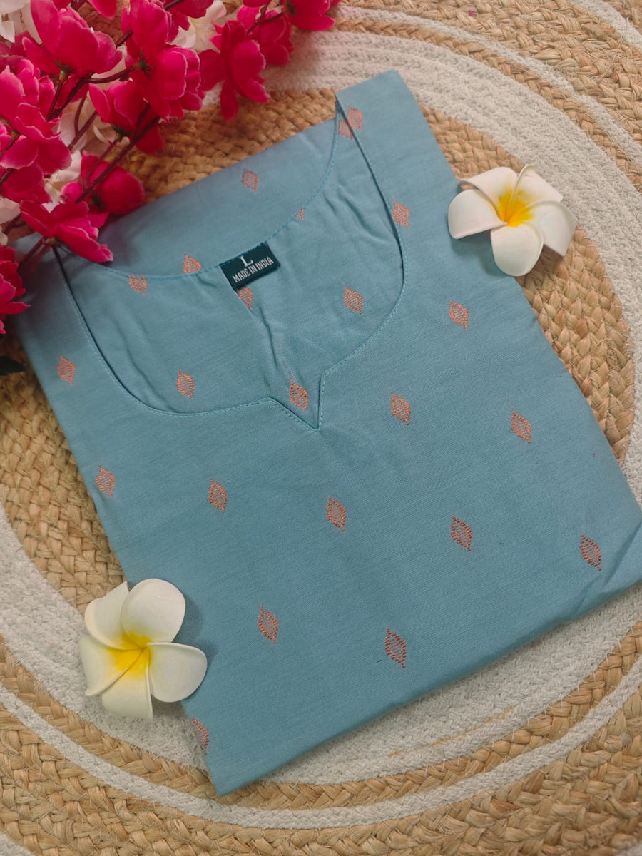 Dupion Raw Silk Kurti