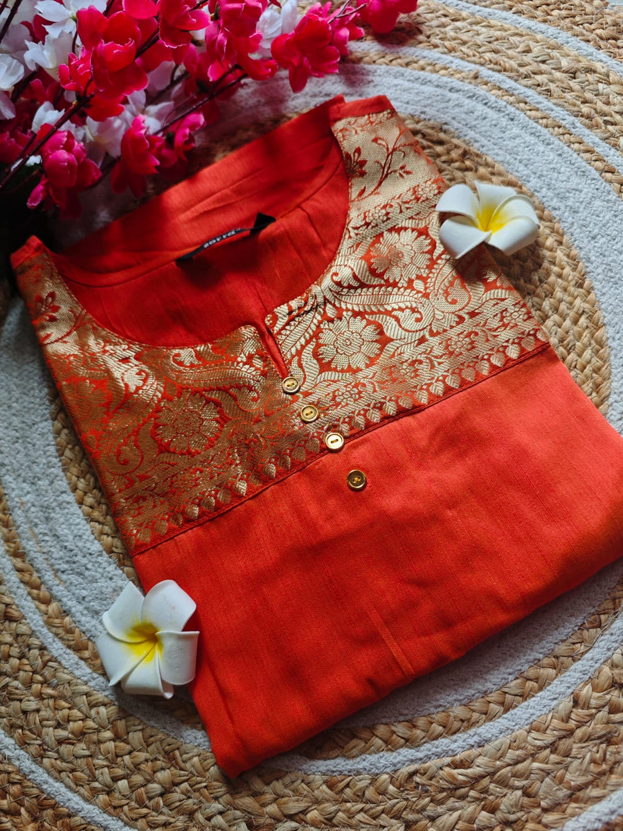 Branded Straight cut kurti