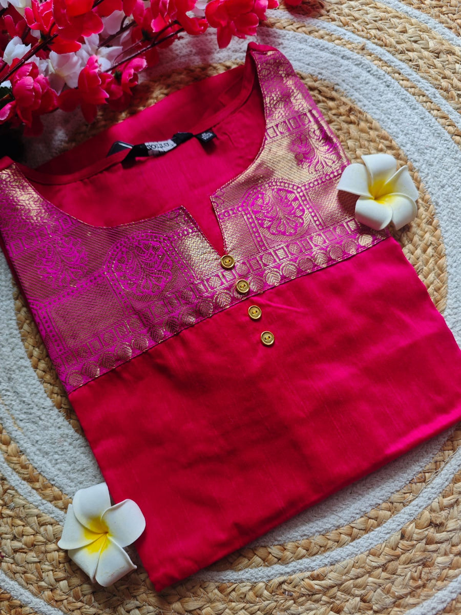 Branded Straight cut kurti