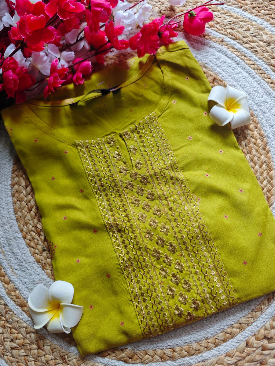 Branded Straight cut kurti