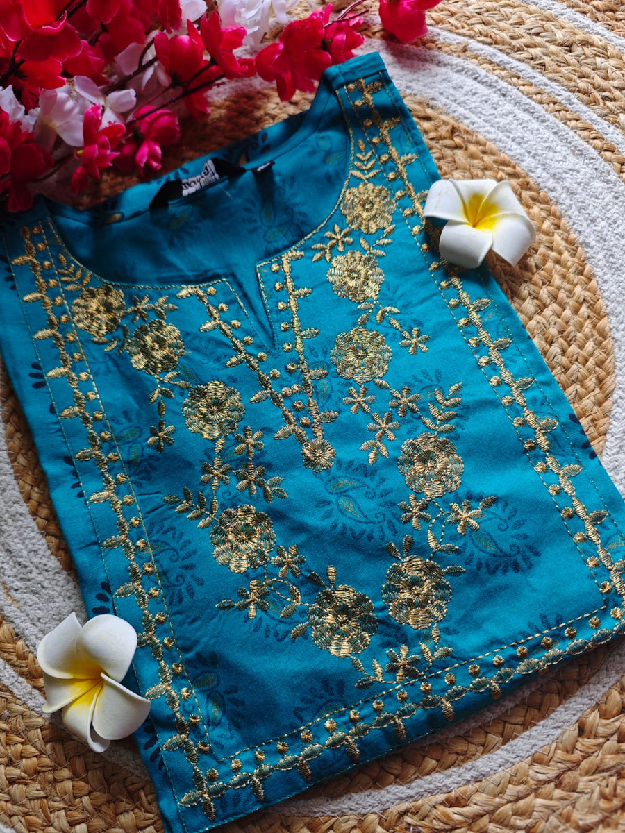 Branded Straight cut kurti