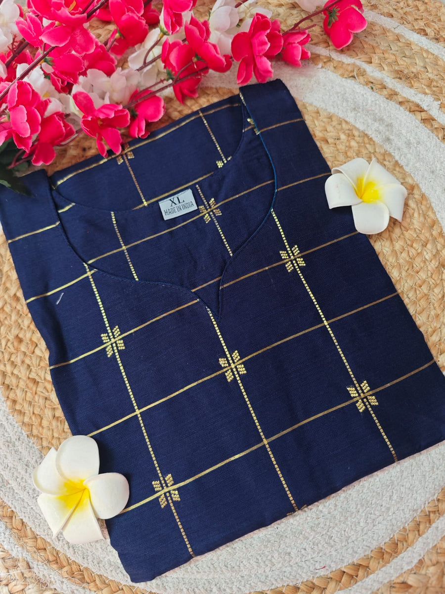 Dupion Raw Silk Kurti