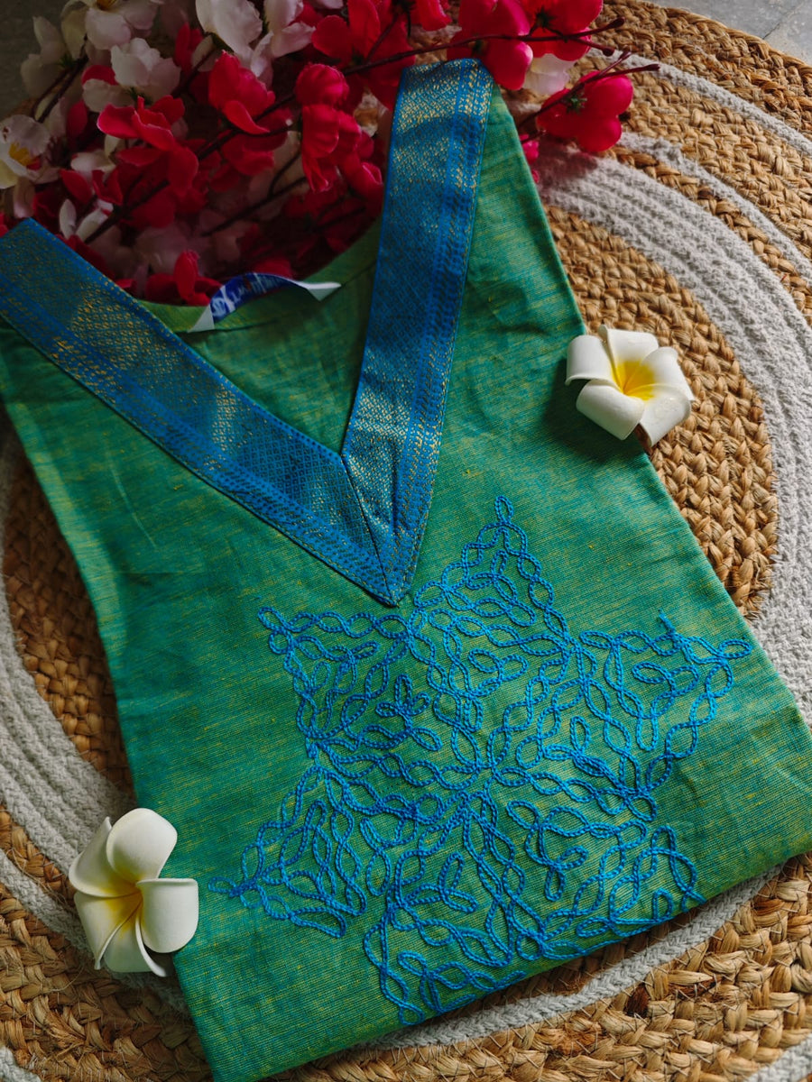 Chettinadu Embroidery cotton kurti
