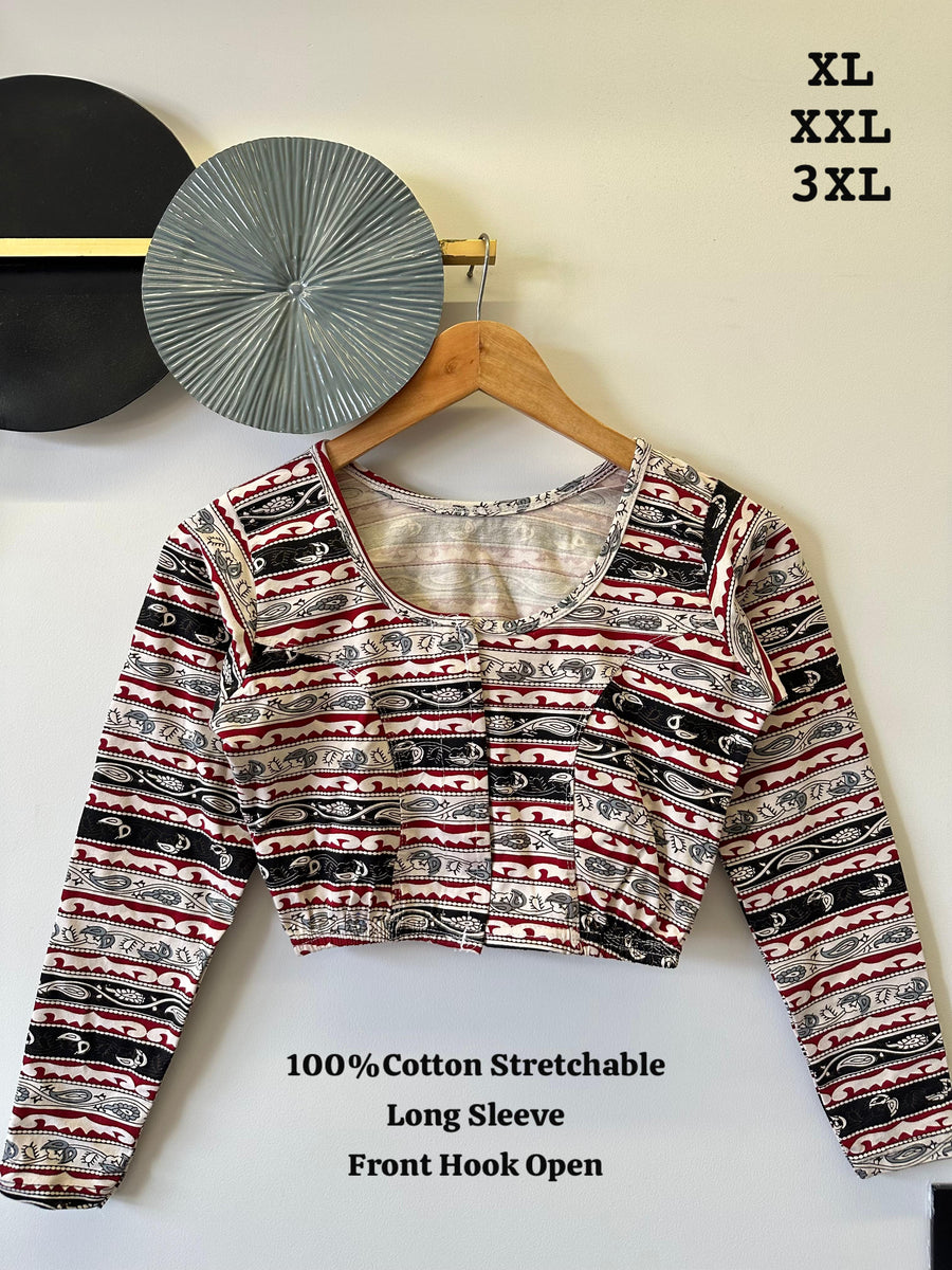 Full Sleeve Stretchable Blouse