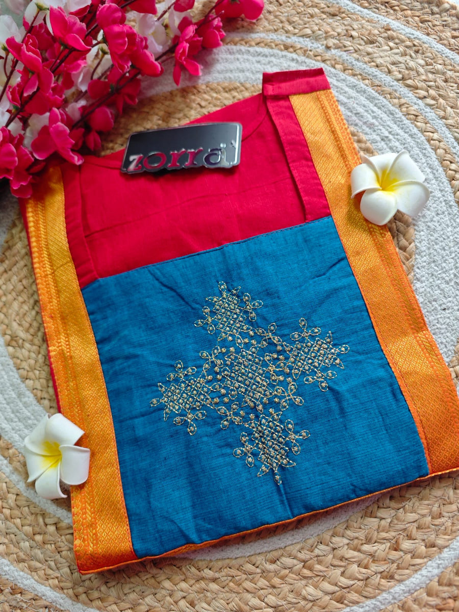 Kolam Mangalagiri cotton kurti