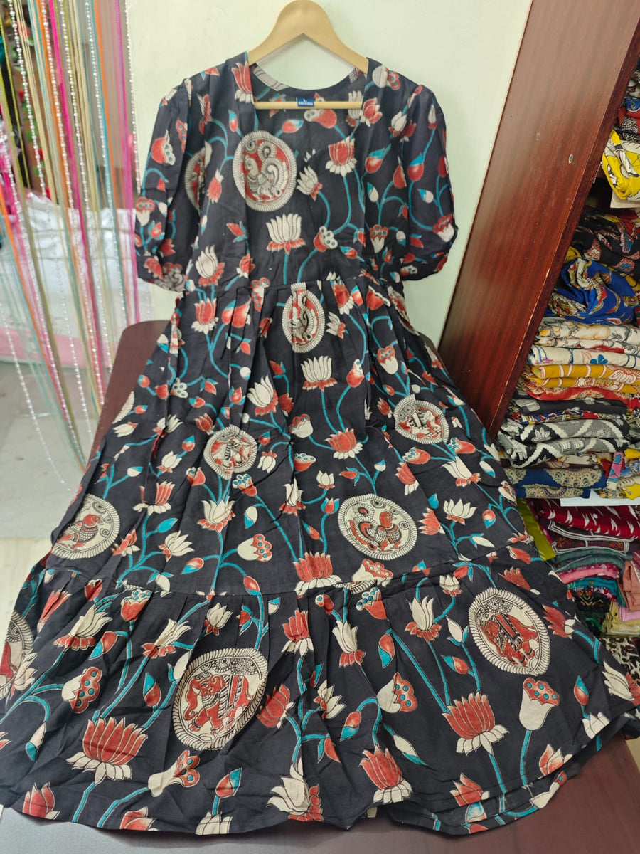 Handblock Kalamkari Frock