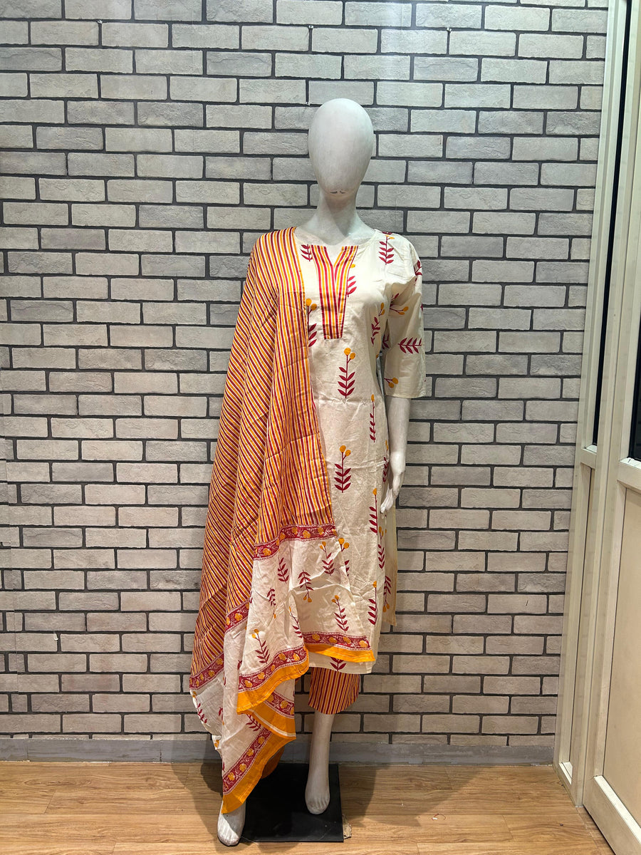 Pure Soft Cotton Salwar Set