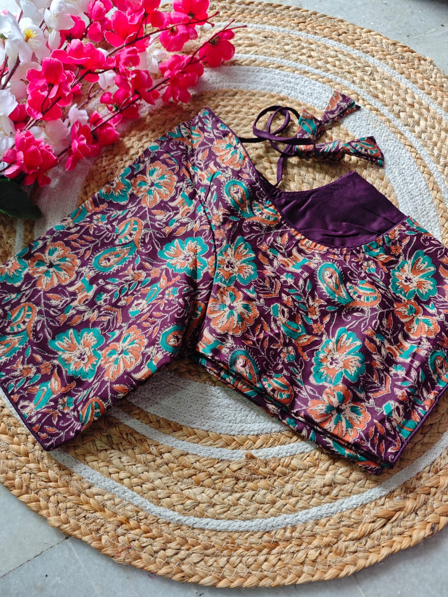 U-neck Readymade Blouse