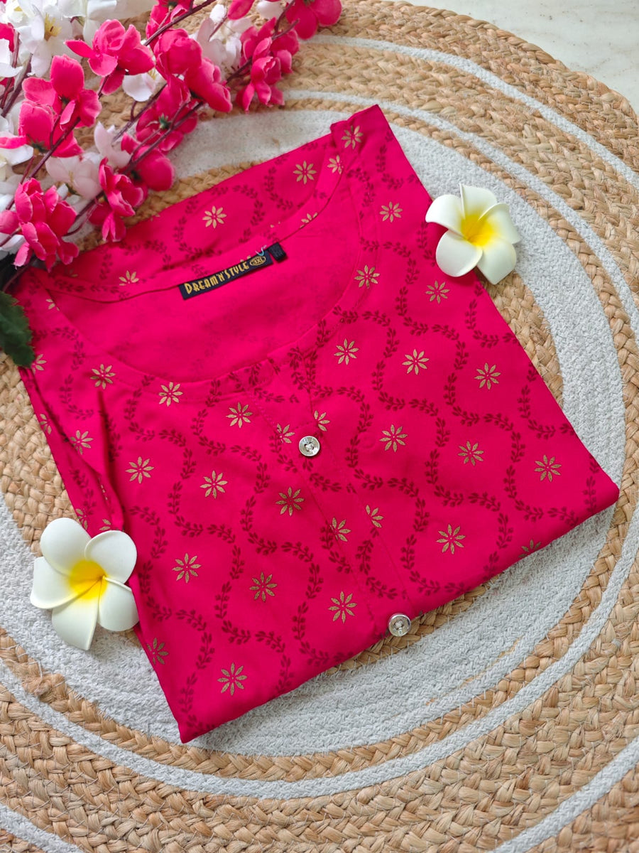 Casual Wear Straight Cut kurti