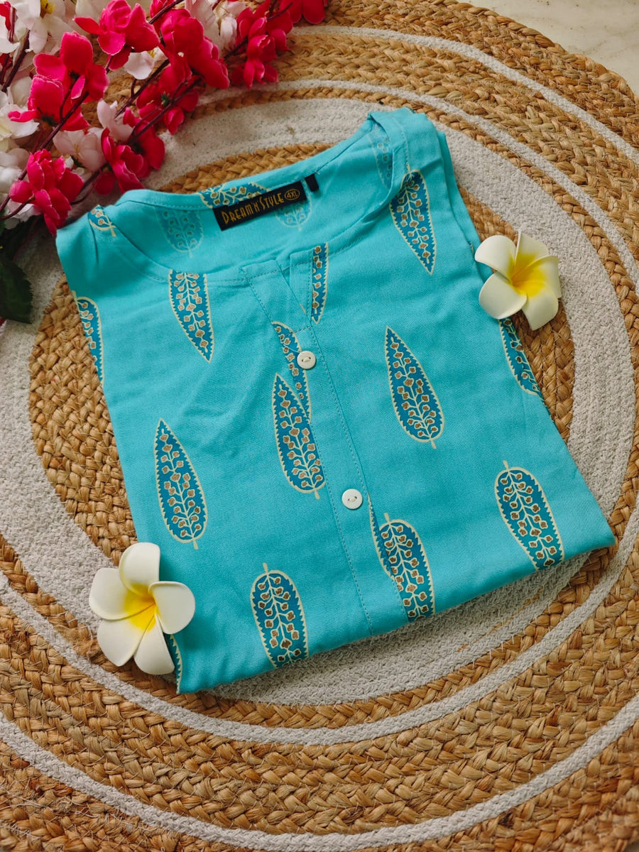 Casual Wear Straight Cut kurti