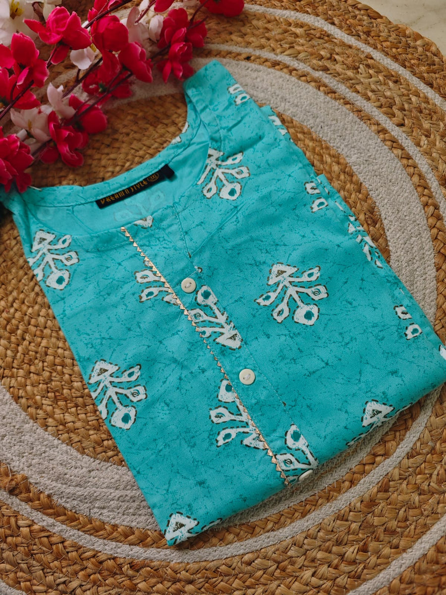 Casual Wear Straight Cut kurti
