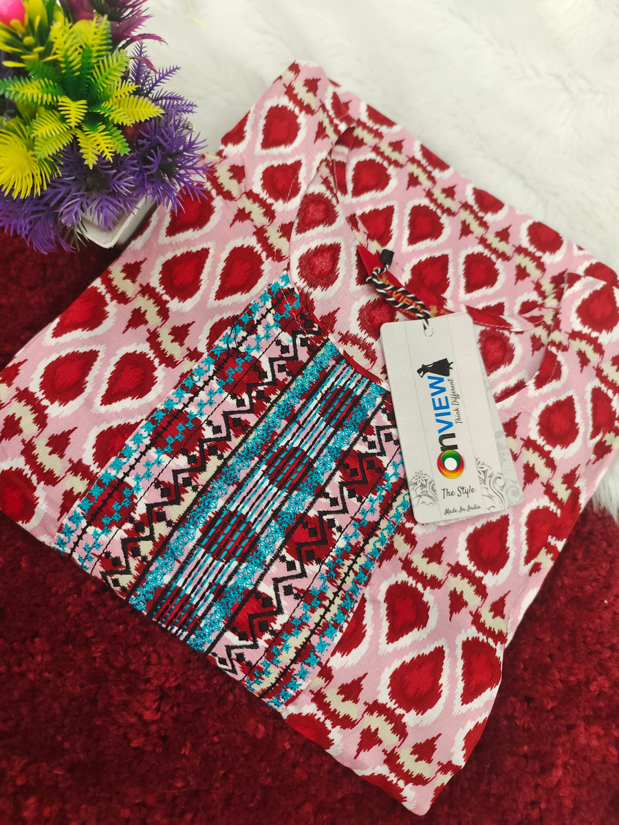 Branded Straight cut kurti