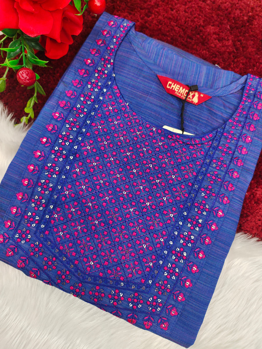 Branded Straight cut kurti