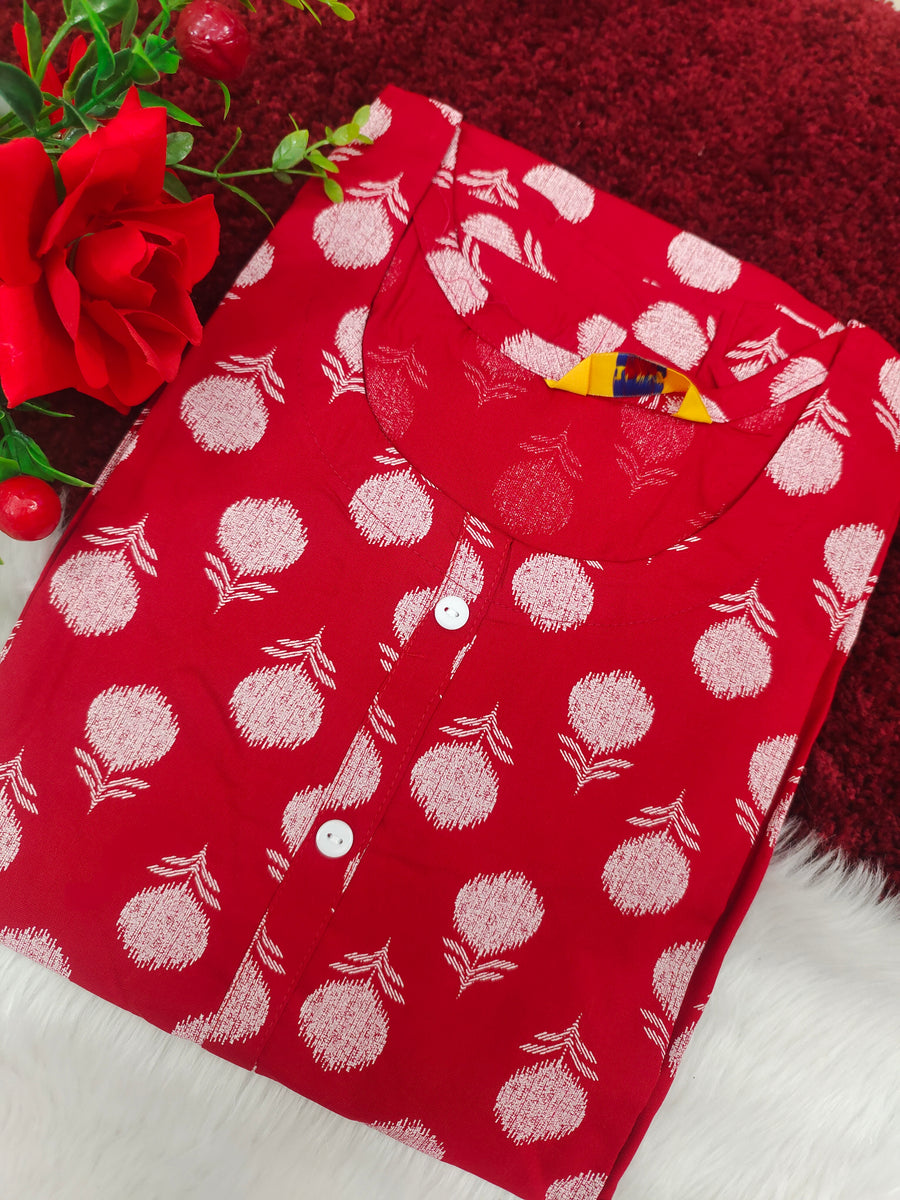 Casual Wear Straight Cut kurti