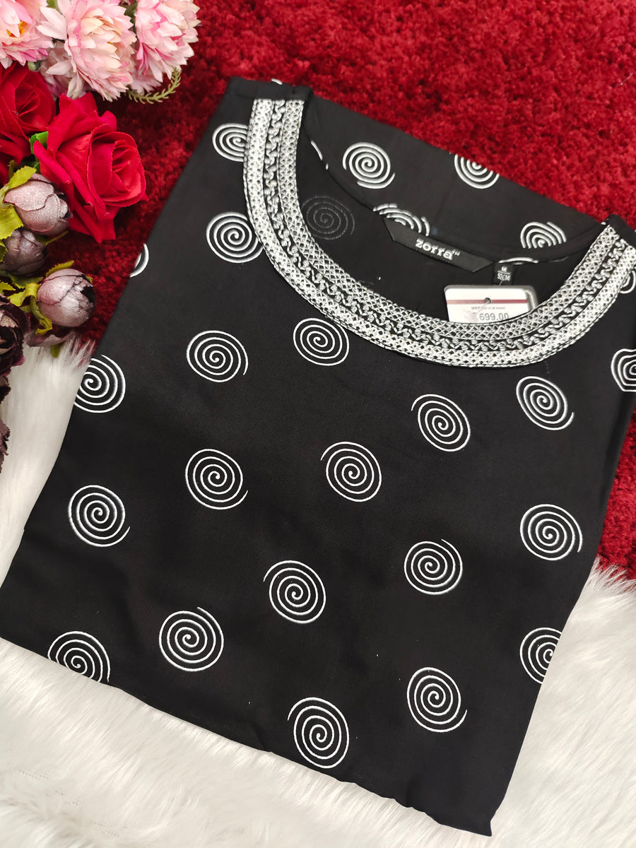 Branded Straight cut kurti