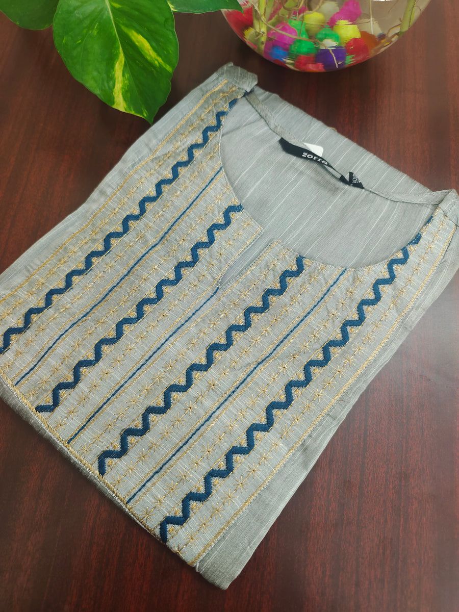 Branded Straight cut kurti