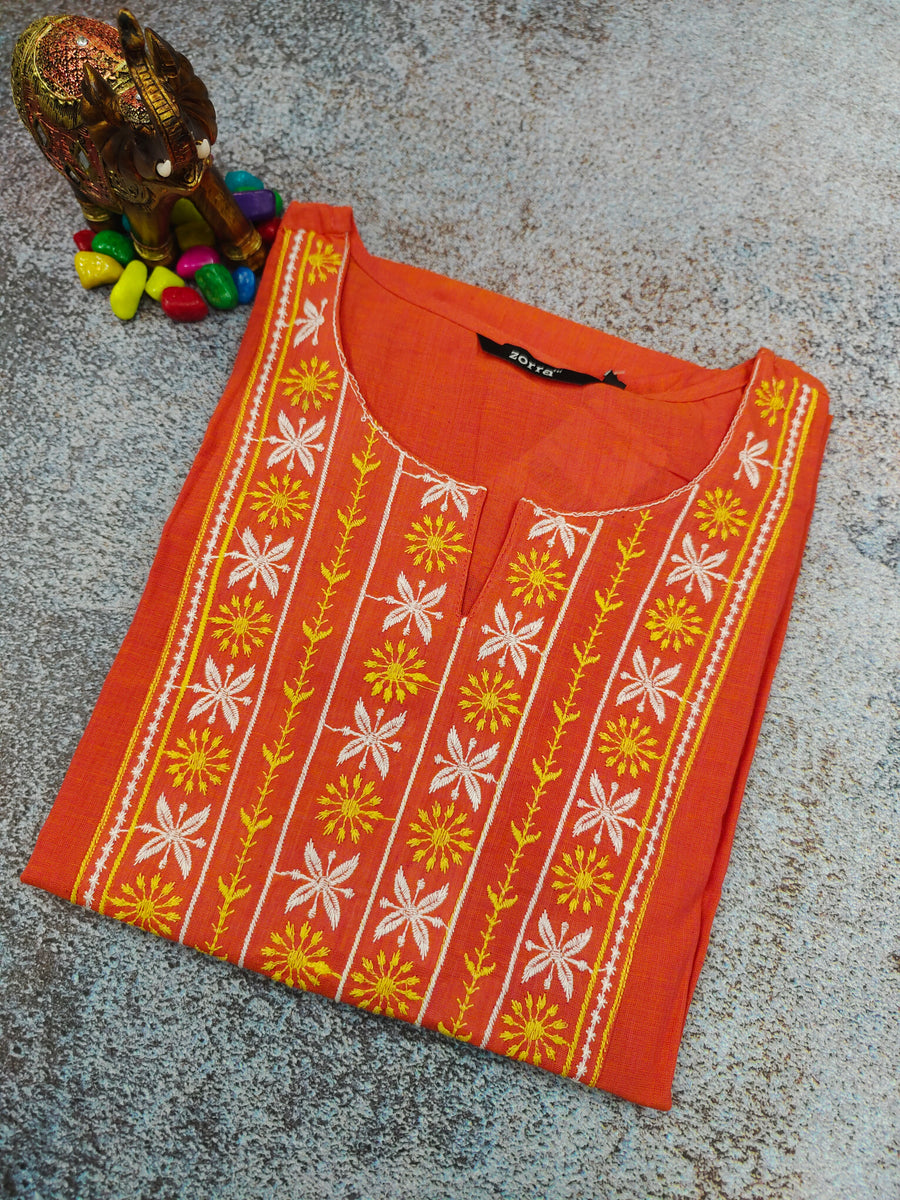 Branded Straight cut kurti