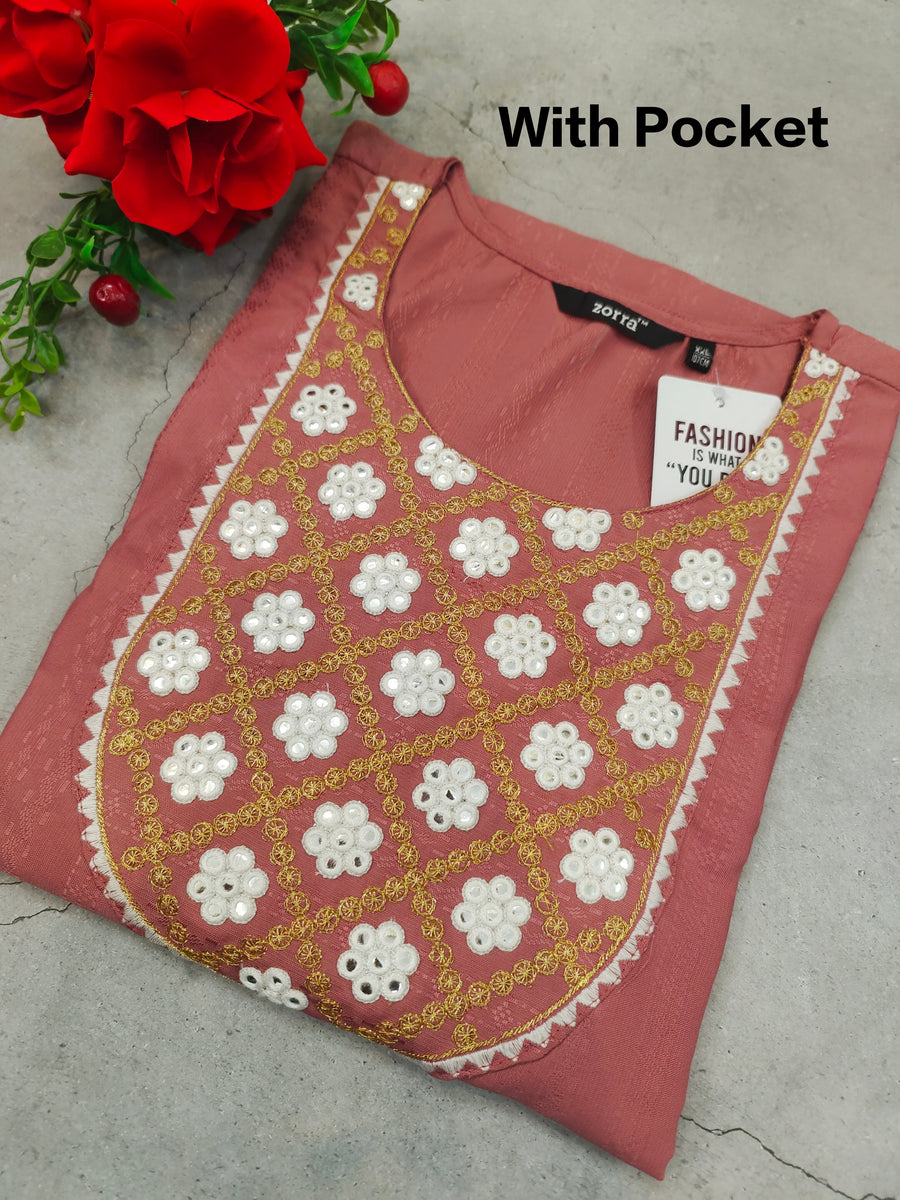 Branded Straight cut kurti