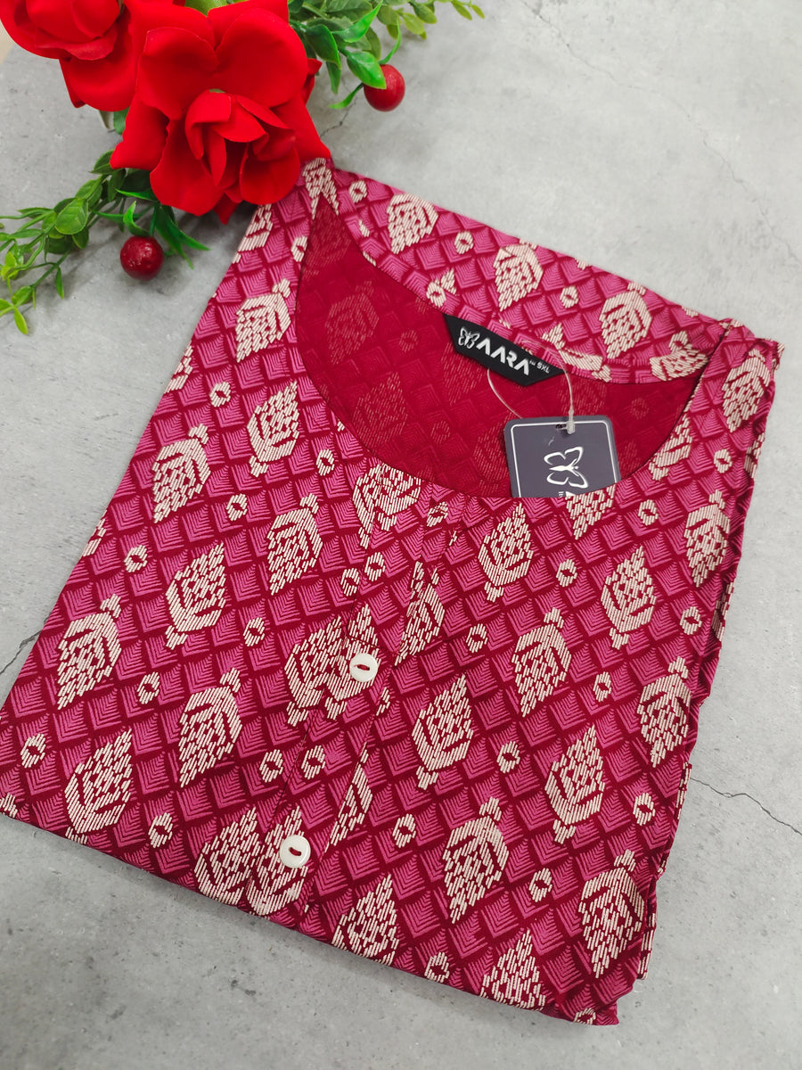 Casual Wear Straight Cut kurti