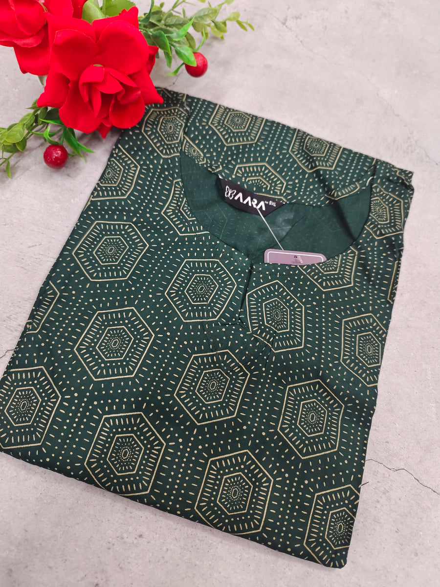 Casual Wear Straight Cut kurti