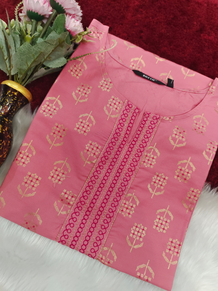Branded Straight cut kurti