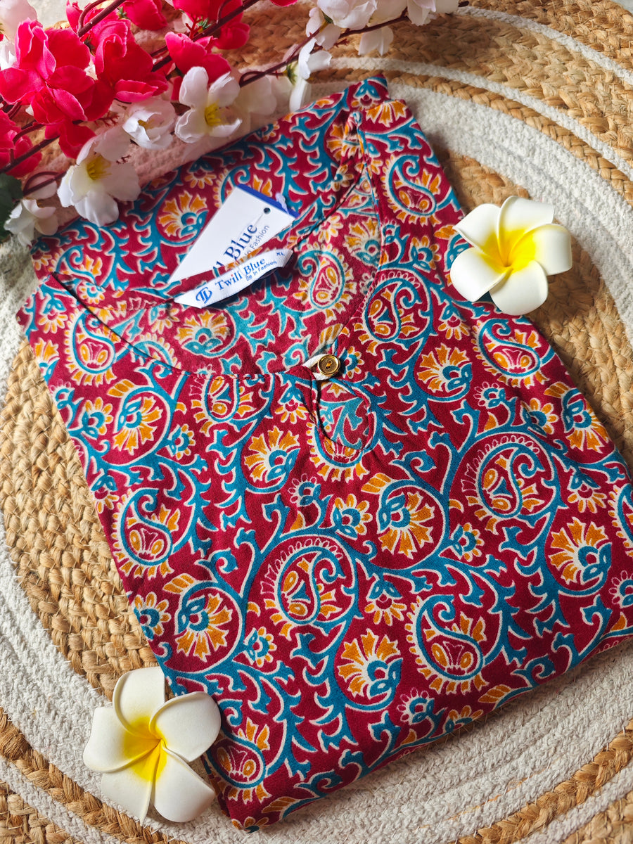 Branded Straight cut kurti