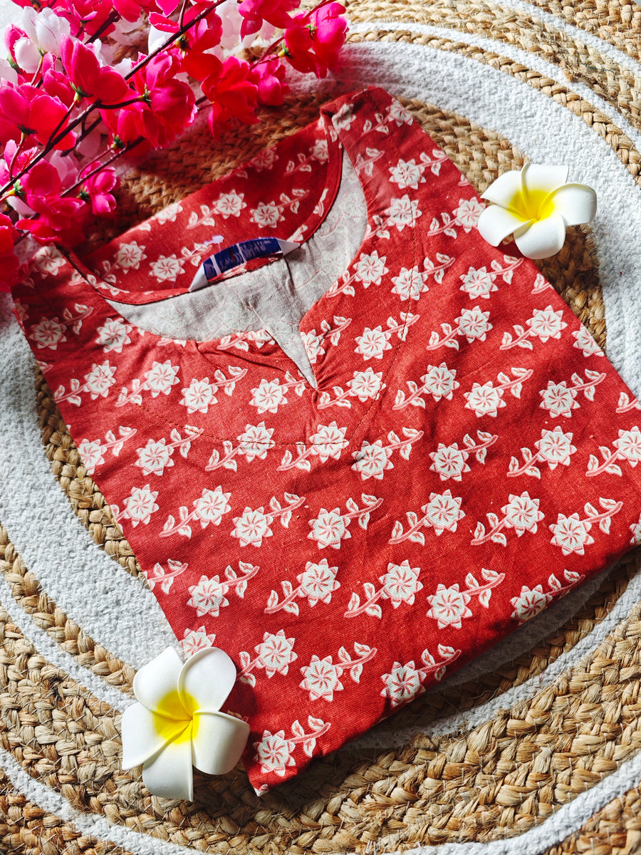 Branded Straight cut kurti