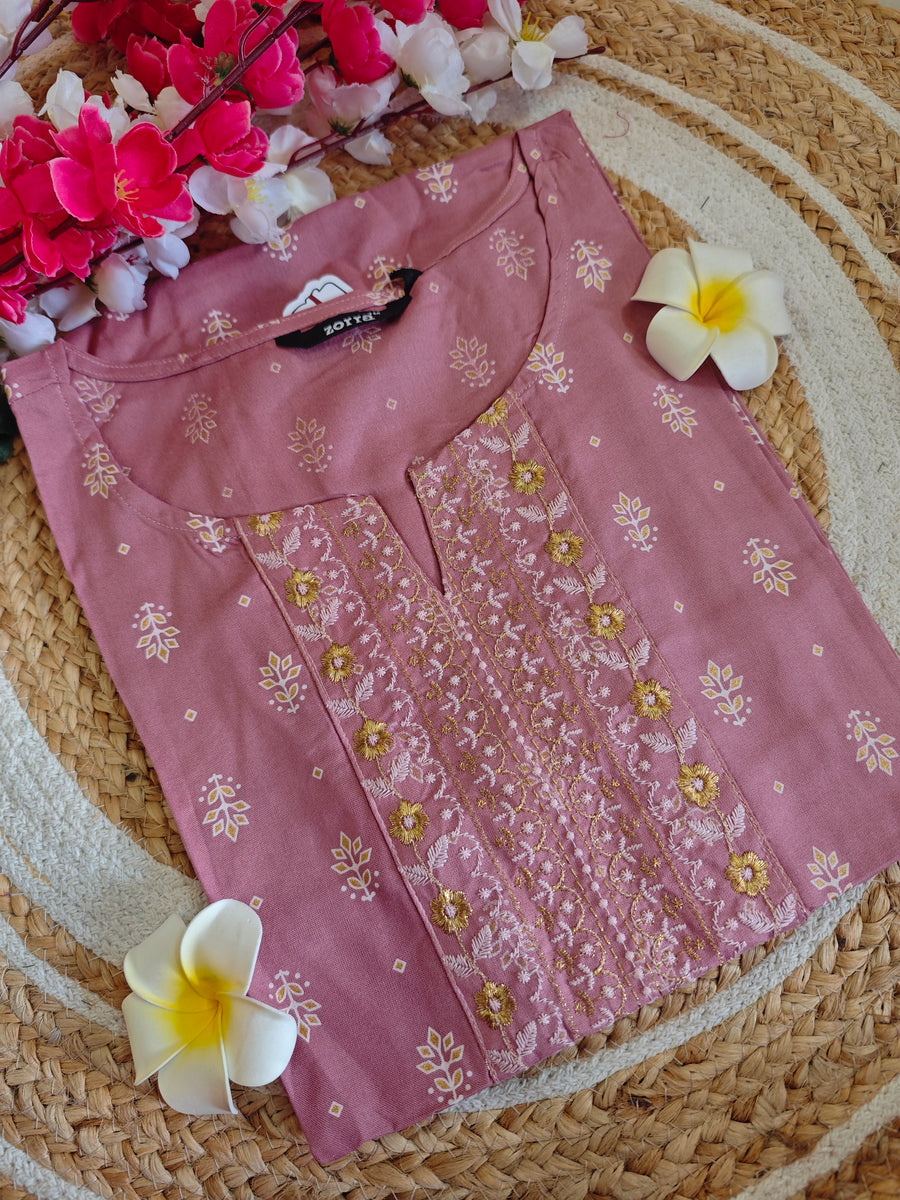 Branded Straight cut kurti