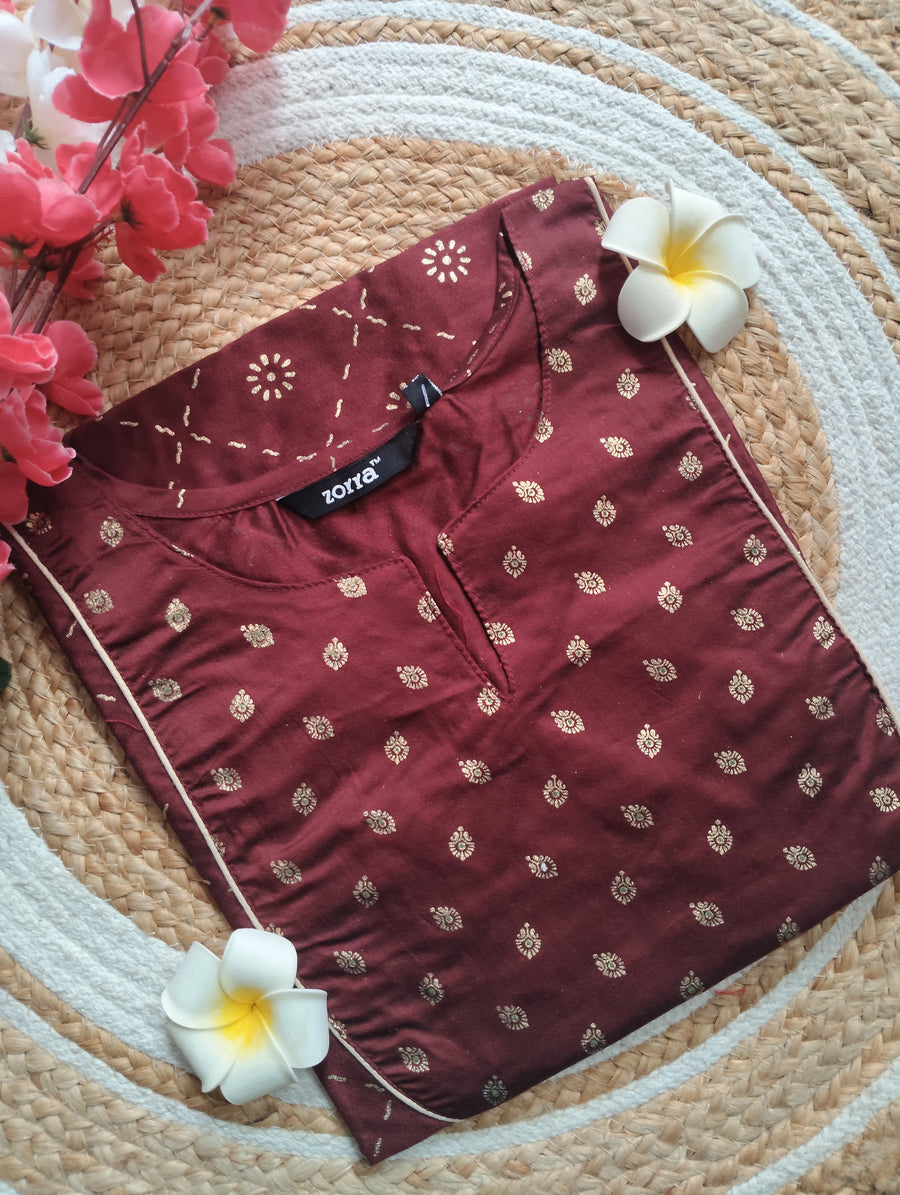 Branded Straight cut kurti