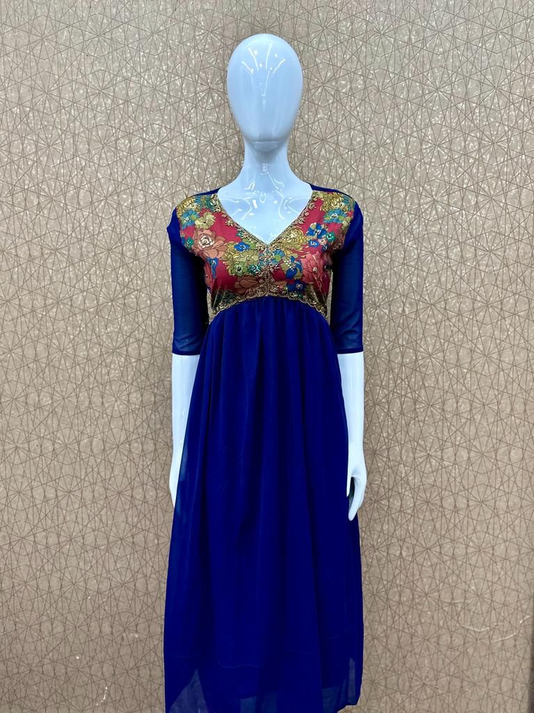 Partywear Aline Kurta