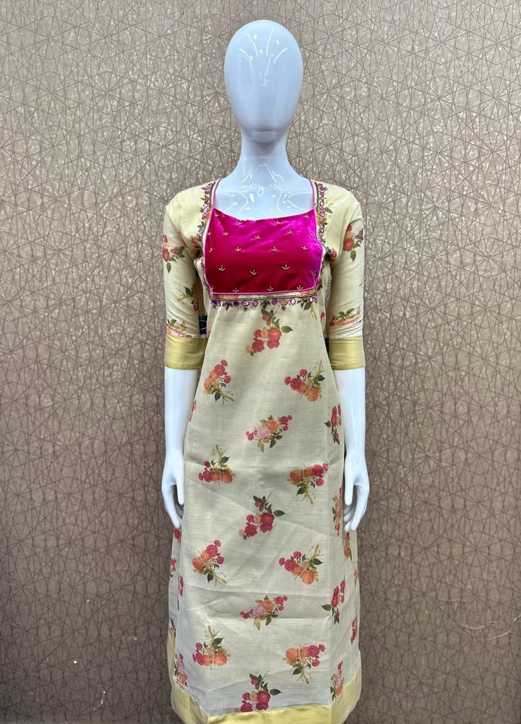 Partywear Aline Kurta