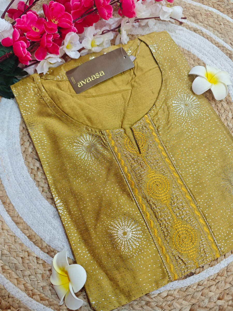 Branded Straight cut kurti