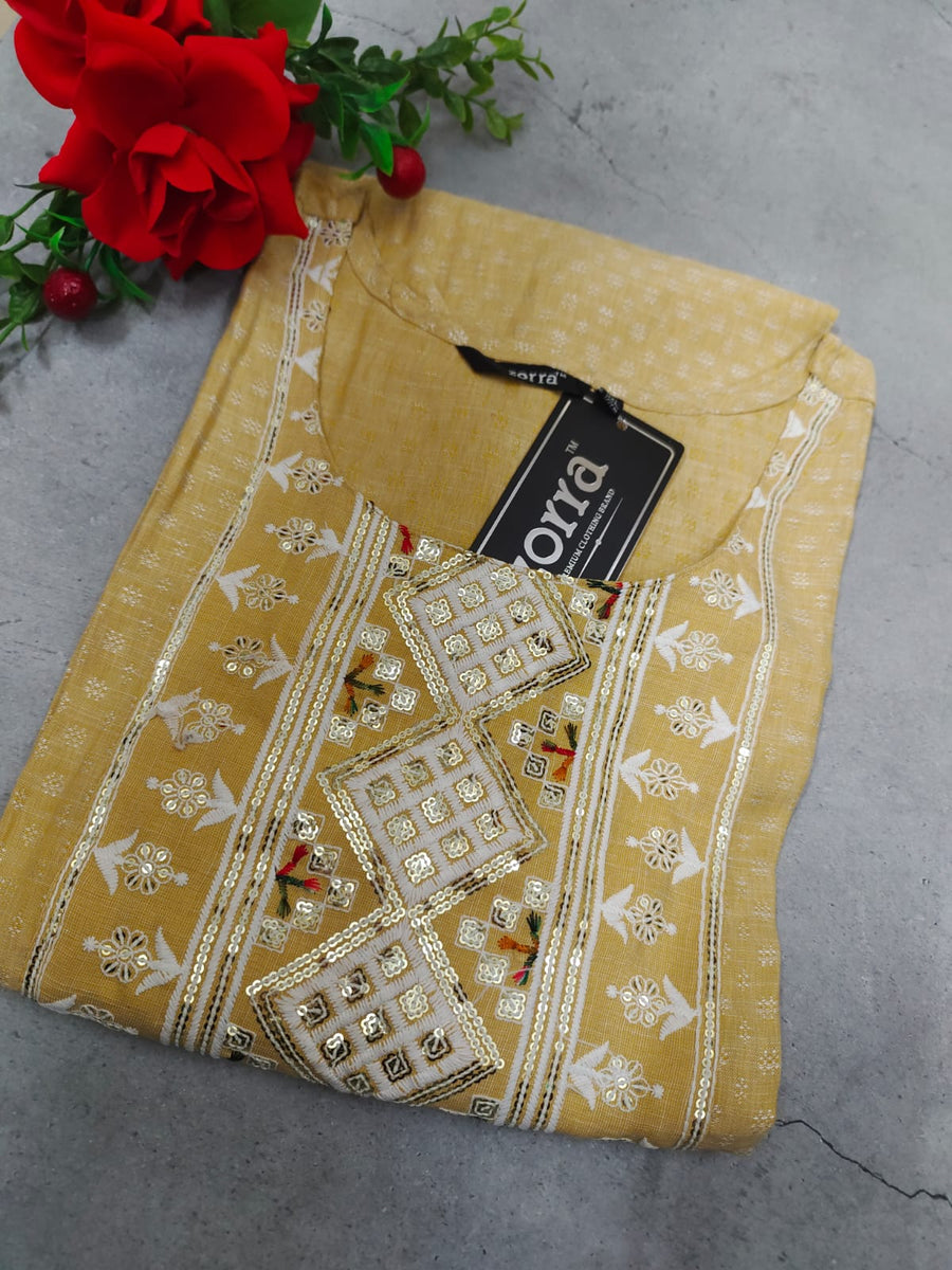 Casual Wear Straight Cut kurti