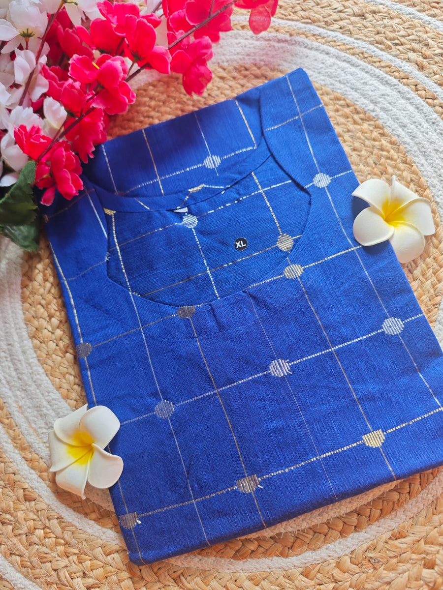 Dupion Raw Silk Kurti