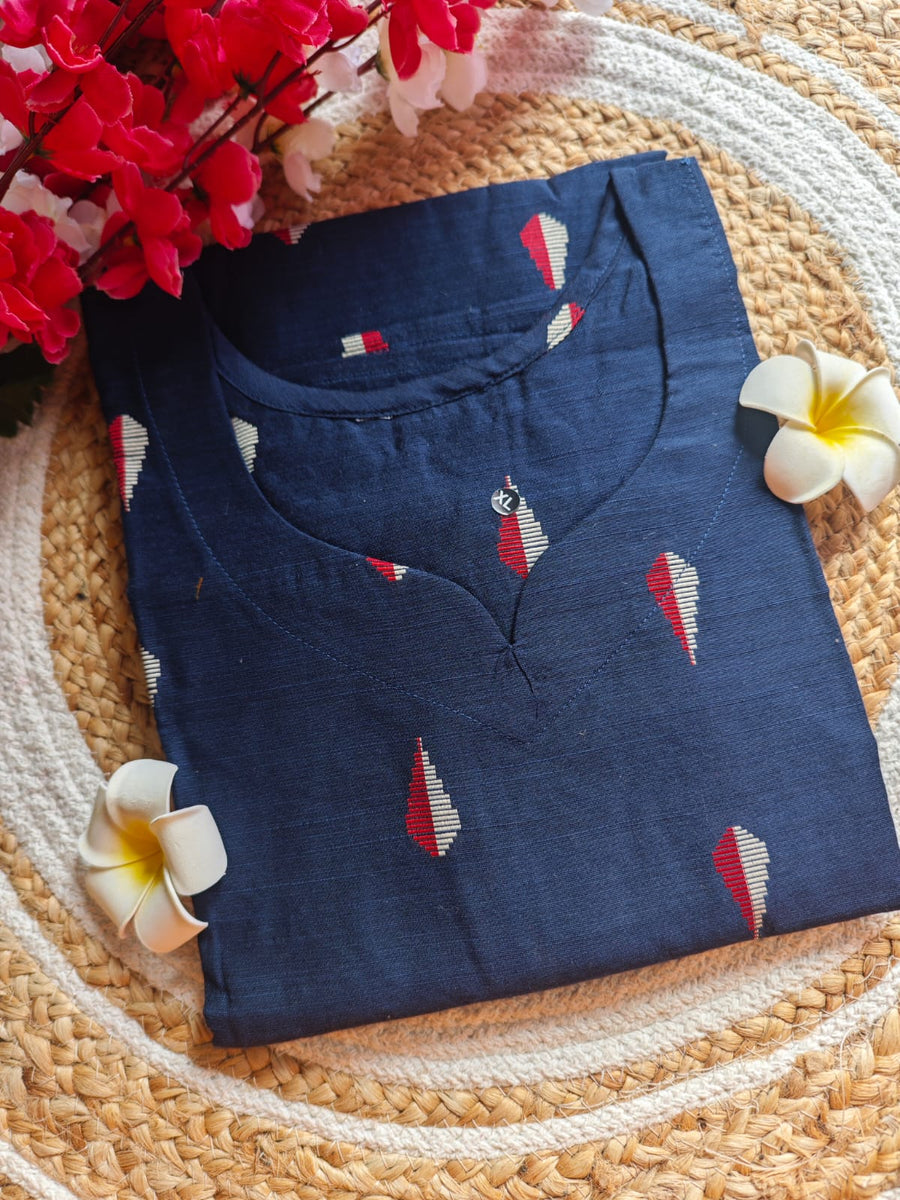 Dupion Raw Silk Kurti