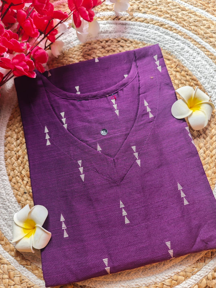 Dupion Raw Silk Kurti