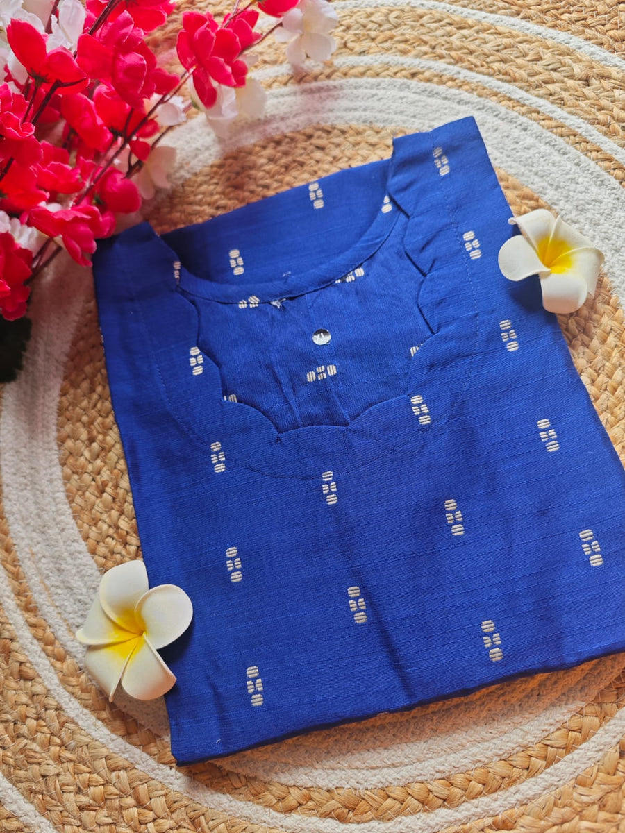 Dupion Raw Silk Kurti