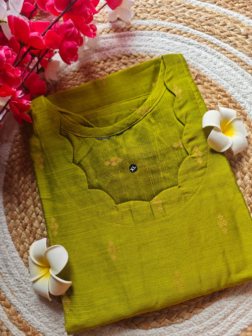 Dupion Raw Silk Kurti