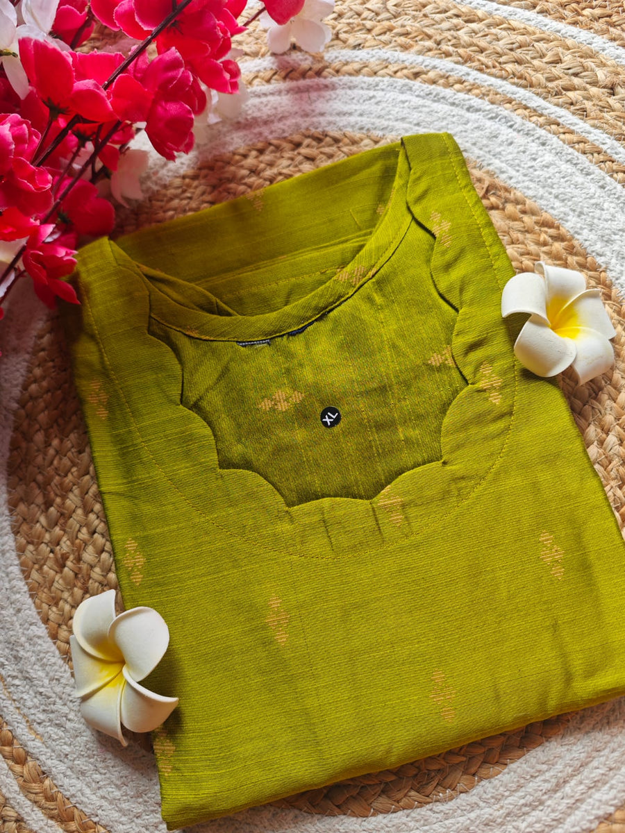 Dupion Raw Silk Kurti